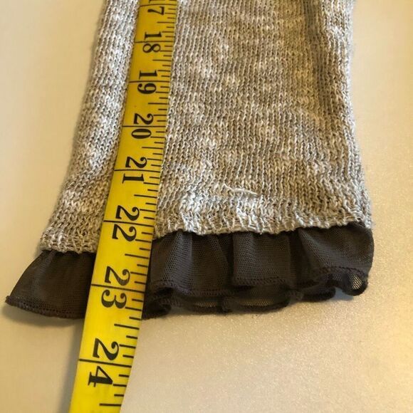 Heinrich Heine Mixed Knit, Lace, & Chiffon Fairy Grunge Top Size 12 - Picture 15 of 16